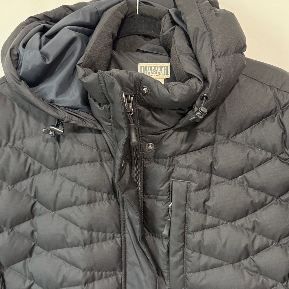 Duluth Trading Co Women's Black Puffer Coat - Picture 3 of 10